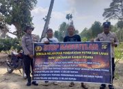 Cegah Karhutla, Kanit Binmas Polsek BP Peliung Ingatkan Warga Tak Buka Lahan dengan Membakar