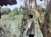 Polsek BP Peliung Pantau Kondisi Sungai Komering, Debit Air Terdeteksi Normal dan Surut