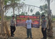 Polsek BP Peliung Gencarkan Pencegahan Karhutla, Warga Diingatkan Bahaya Buka Lahan dengan Membakar