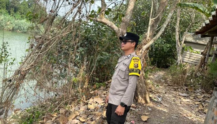 Antisipasi Banjir, Polsek BP Peliung Pantau Sungai Komering dan Sejumlah Titik Rawan