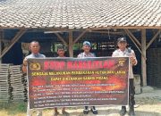Cegah Karhutla, Polsek BP Peliung Pasang Spanduk dan Ingatkan Warga Soal Ancaman Pidana