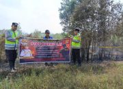 Polsek Madang Suku I Gencarkan Imbauan Cegah Karhutla, Warga Diminta Tak Membakar Lahan
