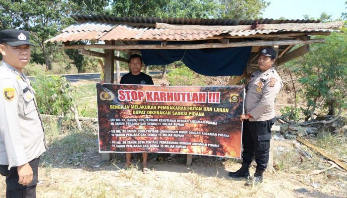 Polsek Martapura Gencarkan KRYD, 17 Kegiatan Digelar Cegah Karhutla