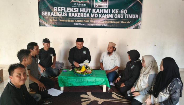 Refleksi HUT ke-60 KAHMI dan Rakerda I, MD KAHMI OKU Timur Perkuat Konsolidasi dan Kelembagaan