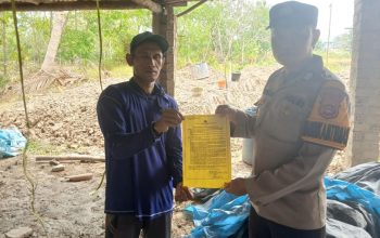 Cegah Karhutla Sejak Dini, Polsek BP Peliung Edukasi Warga Banuayu dan Banumas