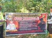 Polsek Madang Suku I Ingatkan Warga, Karhutla Bisa Berujung Pidana
