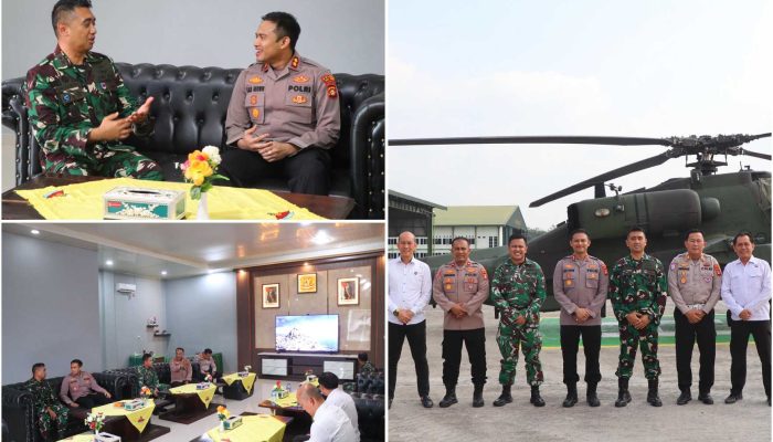 Perkuat Kolaborasi Antarwilayah, Kapolres OKU Timur Temui Danlanud Gatot Subroto