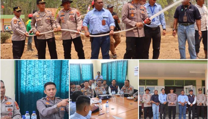 Polres OKU Timur Cek Kesiapan PT MHP Hadapi Ancaman Karhutla