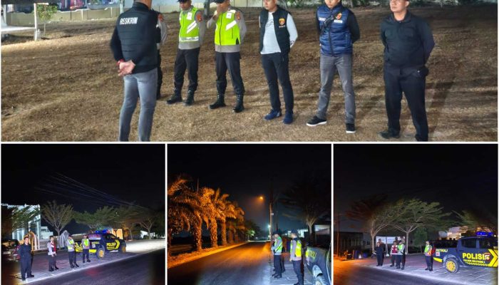 Cegah Balap Liar dan 3C Yang Meresahkan, Polsek Belitang I Sisir Jalur Rawan hingga Dini Hari