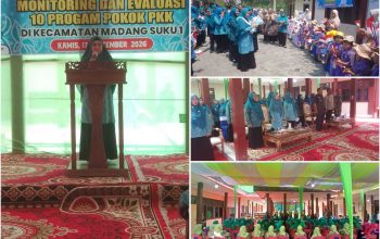 Ketua TP PKK OKU Timur Hadir di Madang Suku I, Dorong 10 Program Pokok PKK Berdampak Nyata bagi Keluarga