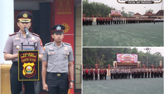 Pimpin Upacara Sumpah Pemuda ke-98, Ini Pesan Mendalam Kapolres OKU Timur AKBP Lalu Hedwin Untuk Pemuda