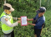Cegah Kebakaran Hutan dan Lahan, Polsek Madang Suku I Sosialisasikan Maklumat Karhutla kepada Masyarakat