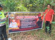 Cegah Karhutla Sejak Dini, Polsek Madang Suku I Gencarkan Sosialisasi kepada Masyarakat