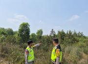 Respons Cepat Pantau Hotspot, Polsek Madang Suku I Temukan 0,5 Hektare Lahan Gambut Terbakar