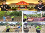 Cegah Kebakaran Hutan dan Lahan, Polsek Madang Suku I Gencarkan Sosialisasi di Tiga Desa