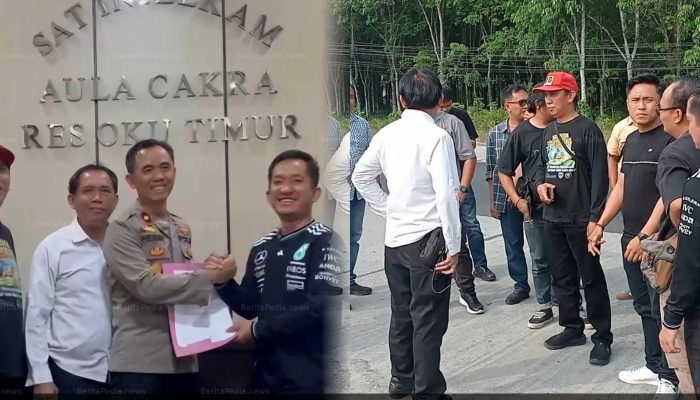 Jurnalis OKU Timur Geruduk Polres, Tuntut Tuntas Pengeroyokan Wartawan di Palembang