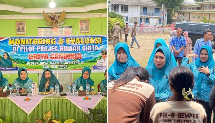 TP PKK OKU Timur Monev Rumah Cinta Griya Cendikia di Nusa Jaya