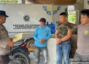Cegah Karhutla, Polsek BP Peliung Sosialisasi ke Warga Negeri Agung
