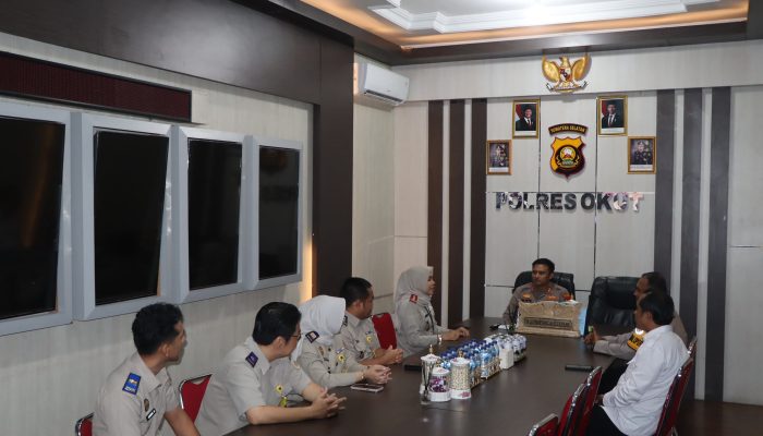 Perkuat Sinergitas Lintas Sektoral, Kapolres OKU Timur Terima Kunjungan Silaturahmi BPN
