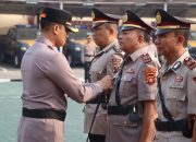 Kapolres OKU Timur Pimpin Upacara Sertijab Kasat Reskrim, Kasat Samapta, hingga Kapolsek Buay Madang