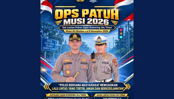 Polres OKU Timur Siap Gelar Ops Patuh Musi 2026, Kapolres Ajak Warga Tertib Berlalu Lintas