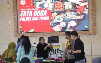 Bekali Masa Pensiun, Kapolres OKU Timur AKBP Lalu Hedwin Buka Pelatihan Wirausaha Kuliner untuk Anggota Purna
