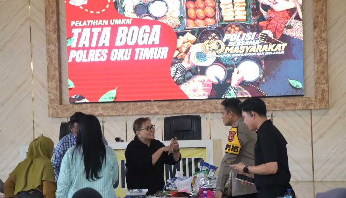 Bekali Masa Pensiun, Kapolres OKU Timur AKBP Lalu Hedwin Buka Pelatihan Wirausaha Kuliner untuk Anggota Purna