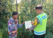 Cegah Karhutla, Polsek MDS I Gencarkan Sosialisasi Maklumat kepada Warga
