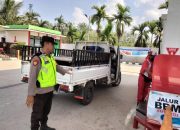 Pastikan Ketersediaan BBM Terjaga, Polsek Madang Suku I Monitor SPBU Tebing Sari