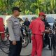 Kawal Kelancaran Distribusi BBM, Personel Polsek Madang Suku I Lakukan Monitoring di SPBU Tebing Sari