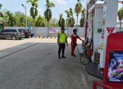 Polsek Madang Suku I Pantau Stok dan Distribusi Pertalite di SPBU Tebing Sari
