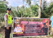 Cegah Karhutla, Aipda Maulana Gencarkan Edukasi kepada Masyarakat Madang Suku I