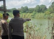 Intensitas Hujan Tinggi, Polsek BP Peliung Monitoring Debit Air Sungai Komering di 6 Titik Rawan Banjir
