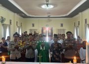 Pererat Silaturahmi dan Toleransi, Polsek BP Peliung Gelar Minggu Kasih di Gereja Santo Yohanes Penginjil