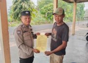 Polsek BP Peliung Gencarkan Sosialisasi Mitigasi Karhutla, Warga Pulau Negara Diimbau Waspada