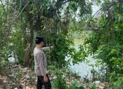 Antisipasi Dampak Hujan Deras, Polsek BP Peliung Siaga Cek Debit Air Sungai Komering
