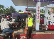 Antisipasi Penimbunan BBM dan Antrean Panjang, Polsek Madang Suku I Terjunkan Personel Monitor SPBU