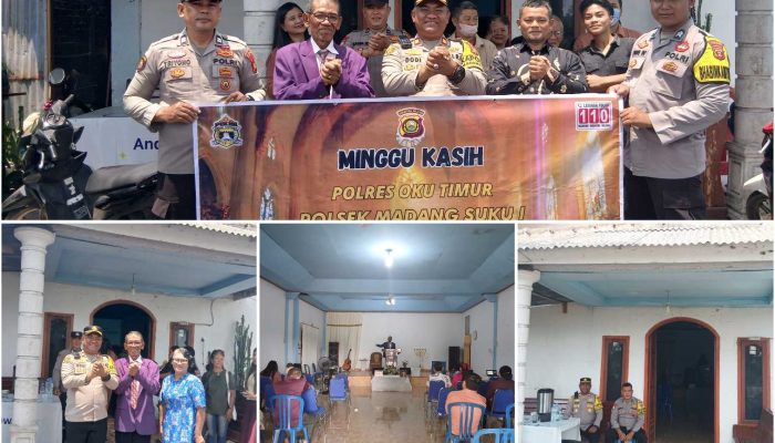 Minggu Kasih di GBI Tulus Ayu, Polsek Madang Suku I Jaga Ibadah Jemaat Hingga Selesai