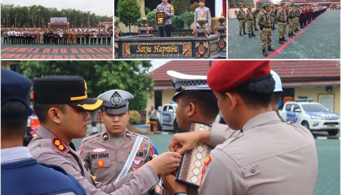 Kapolres OKU Timur Pimpin Apel Gelar Pasukan, Operasi Patuh Musi 2026 Resmi Dimulai